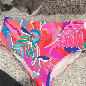 Tropical Print Women's Swim Bottom